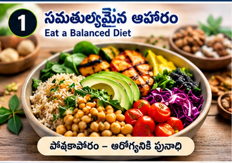🌿 ఆరోగ్యకరమైన జీవనశైలి అంటే ఏమిటి? | Healthy Lifestyle అంటే ఏమిటి? IMG 20260920 131921